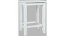 Jofran Eastern Tides Backless Counter Stool in Blanc (Set of 2) - Furniture World SW (WA)