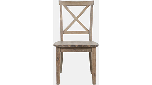 Jofran Eastern Tides X Back Dining Chair in Bisque (Set of 2) - Furniture World SW (WA)