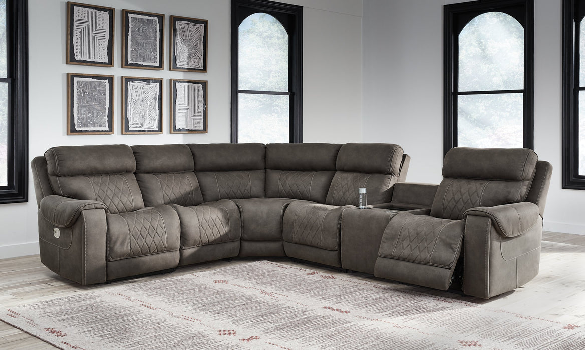 Hoopster 6-Piece Power Reclining Sectional - Furniture World SW (WA)