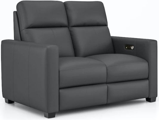 Flexsteel Broadway Power Reclining Loveseat with Power Headrests