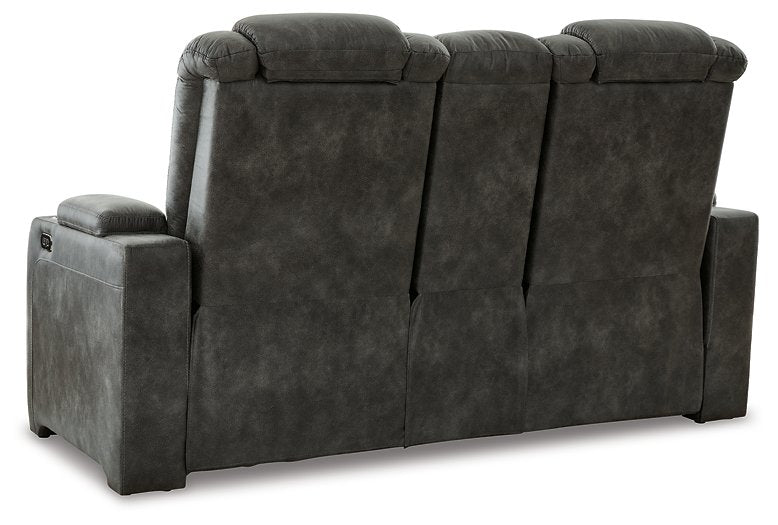 Soundcheck Power Reclining Loveseat with Console - Furniture World SW (WA)