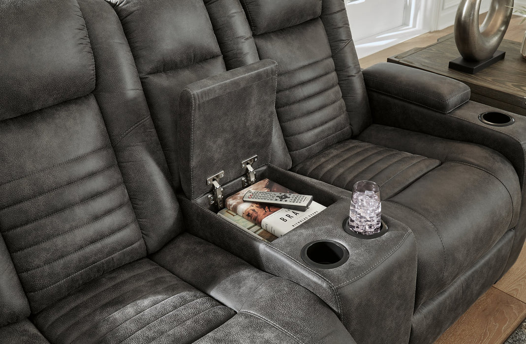 Soundcheck Power Reclining Loveseat with Console - Furniture World SW (WA)