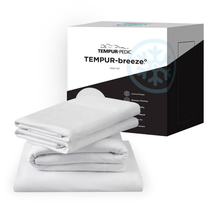 TEMPUR breeze cooling Sheet Set White