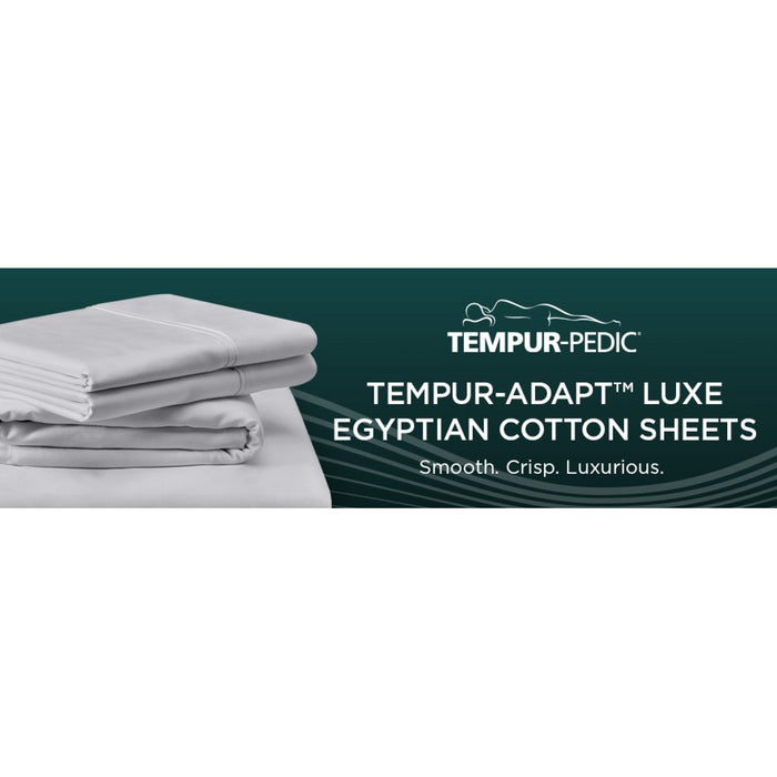 TEMPUR-Adapt Luxe Egyptian Cotton Sheets - Graphite