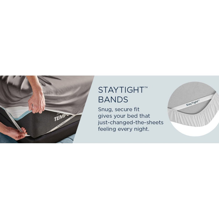 TEMPUR Rayon from Bamboo Sheet Set Sandstone