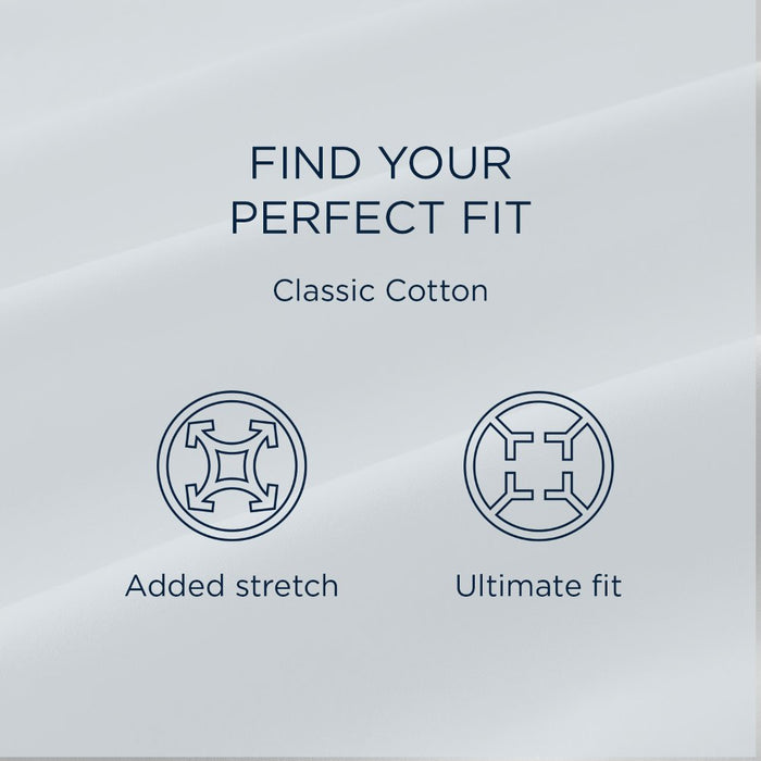 TEMPUR Classic Cotton Sheet Set Sleepy Blue