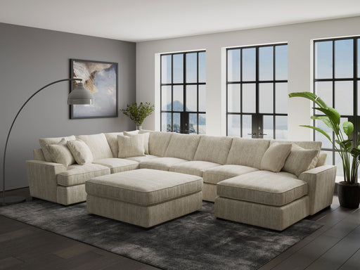 Stanton Furniture 495 Sectional - Shown in Zaftig Parchment - Furniture World SW (WA)