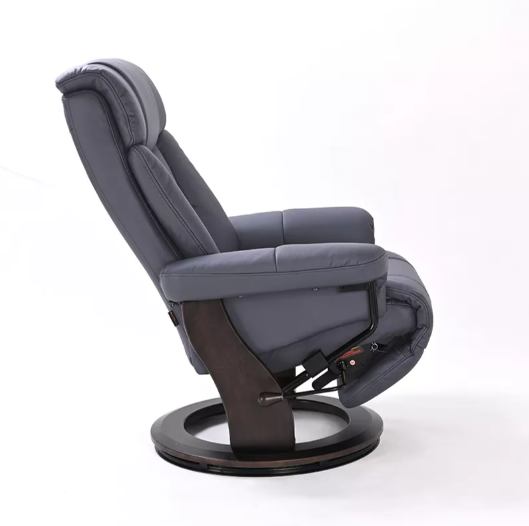 Vittoria - Leather Stressless Recliner by Benchmaster