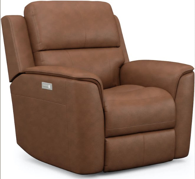 Flexsteel Henry Power Recliner with Power Headrests and Lumbar - Furniture World SW (WA)