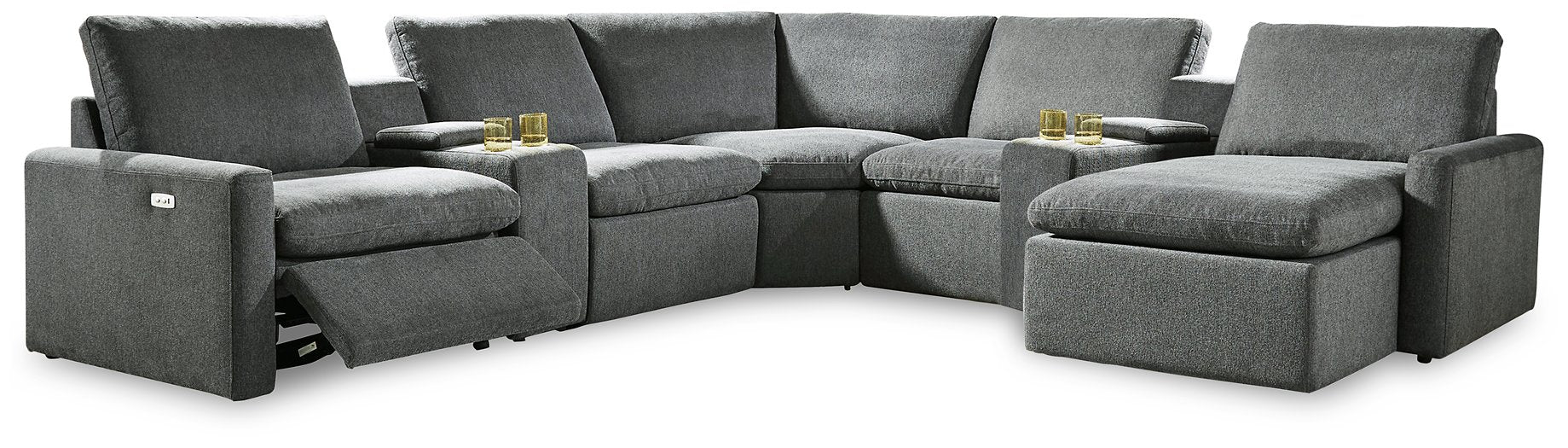 Hartsdale Power Reclining Sectional with Chaise - Furniture World SW (WA)