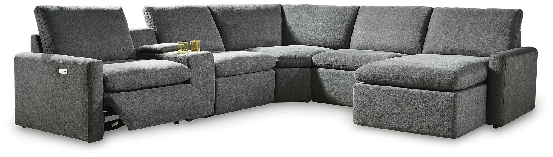 Hartsdale Power Reclining Sectional with Chaise - Furniture World SW (WA)