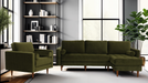 Stanton 633 Chaise Sofa - Shown in Vintage Moss - Furniture World SW (WA)