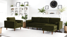 Stanton 633 Chaise Sofa - Shown in Vintage Moss - Furniture World SW (WA)
