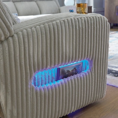 Forest Lake Power Reclining Loveseat with Console - Furniture World SW (WA)