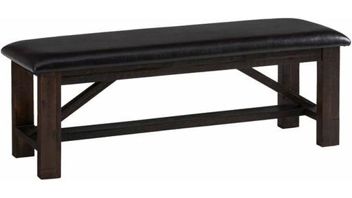 Jofran Kona Grove Upholstered Bench in Chocolate - Furniture World SW (WA)