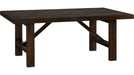 Jofran Kona Grove Dining Table in Chocolate - Furniture World SW (WA)