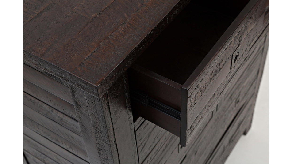 Jofran Kona Grove 5 Drawers and 1 Cabinet Chest in Deep Chocolate - Furniture World SW (WA)