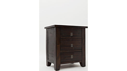 Jofran Kona Grove Nightstand in Deep Chocolate - Furniture World SW (WA)