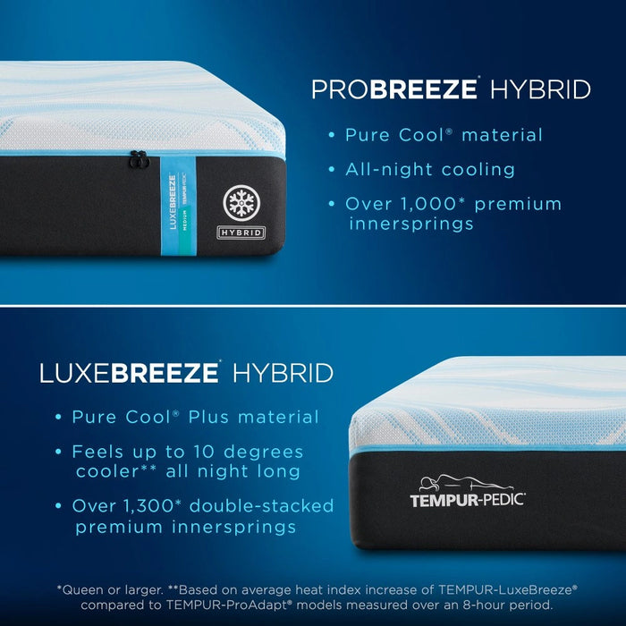 Tempur-LuxeBreeze Mattress - Furniture World SW (WA)