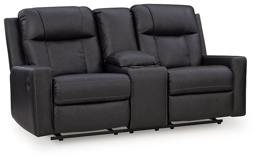 Mackmenville Reclining Loveseat with Console - Furniture World SW (WA)