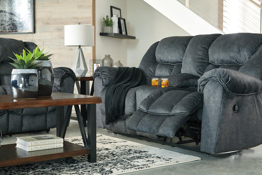 Capehorn Reclining Loveseat with Console - Furniture World SW (WA)