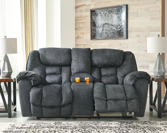 Capehorn Reclining Loveseat with Console - Furniture World SW (WA)