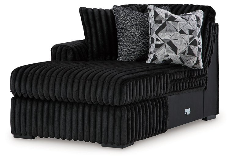 Midnight-Madness Sectional with Chaise - Furniture World SW (WA)
