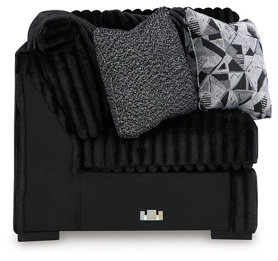 Midnight-Madness Sectional with Chaise - Furniture World SW (WA)