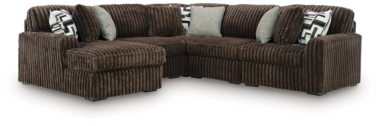 Midnight-Madness Sectional with Chaise - Furniture World SW (WA)