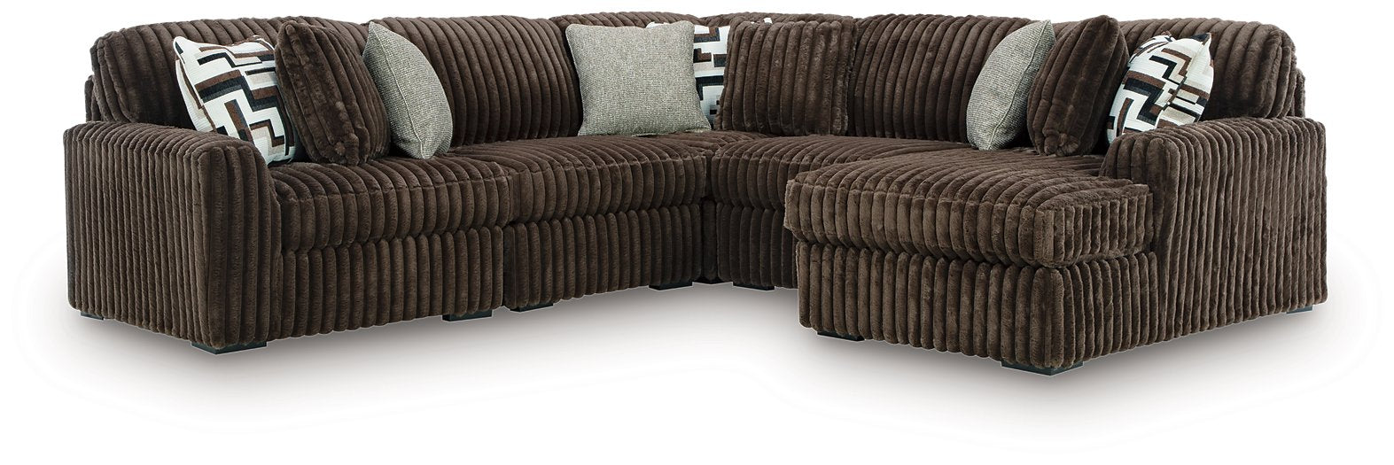 Midnight-Madness Sectional with Chaise - Furniture World SW (WA)