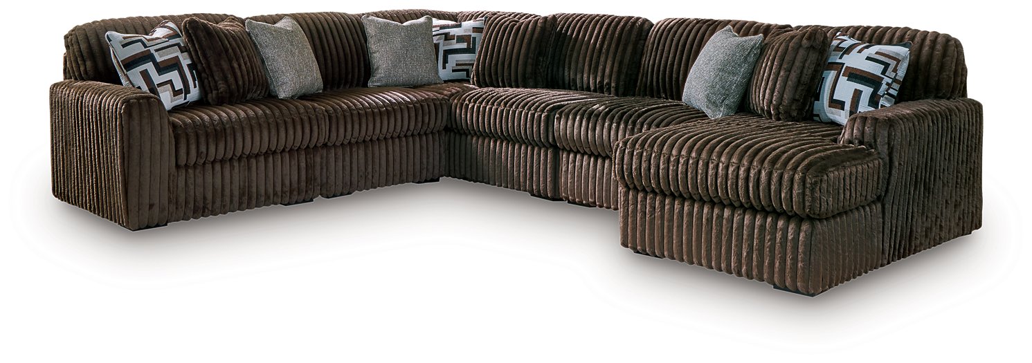 Midnight-Madness Sectional with Chaise - Furniture World SW (WA)