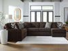 Midnight-Madness Sectional with Chaise - Furniture World SW (WA)