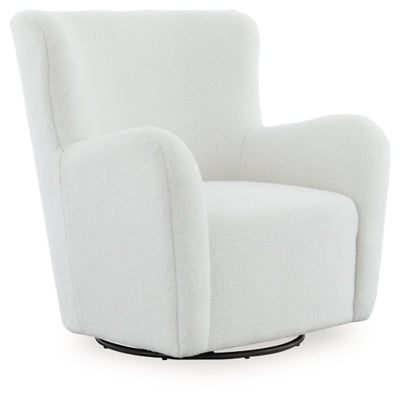 Rowenburg Swivel Glider Accent Chair - Furniture World SW (WA)