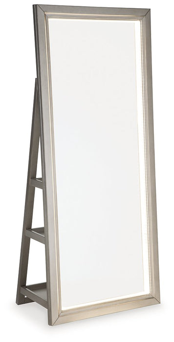 Evesen Floor Standing Mirror with Storage - Furniture World SW (WA)