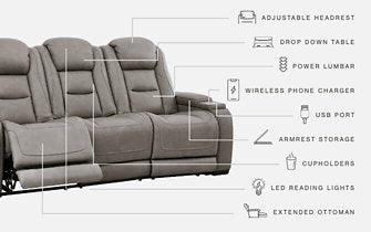 The Man-Den Power Reclining Sofa - Furniture World SW (WA)