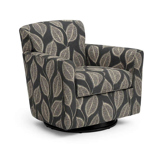 Stanton 976 Swivel Glider – Shown in Doggy Onyx - Furniture World SW (WA)