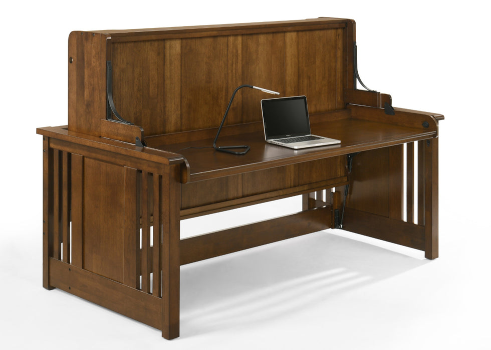 Night & Day Artisian Convertible Desk Bed