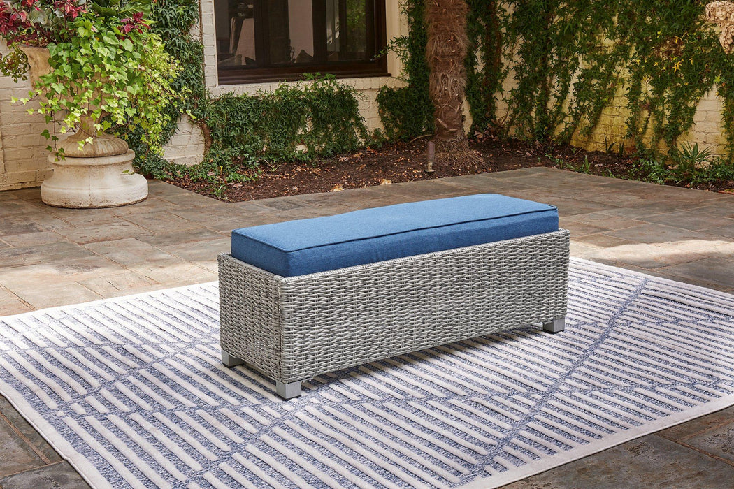 Naples Beach Outdoor Bench with Cushion