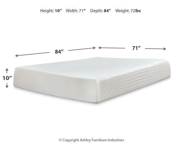 10 Inch Chime Memory Foam Mattress Set - Furniture World SW (WA)