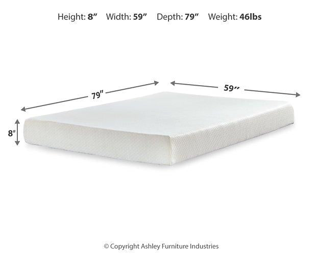 Chime 8 Inch Memory Foam Mattress in a Box