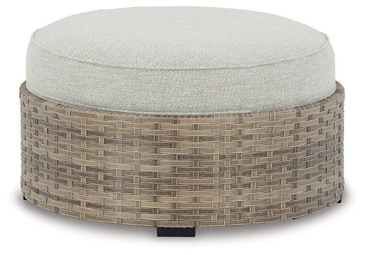 Calworth Outdoor Ottoman with Cushion image