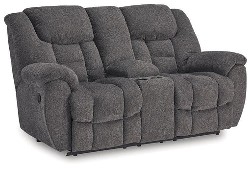 Foreside Reclining Loveseat with Console - Furniture World SW (WA)