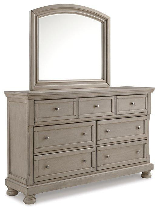 Ashley Furniture Lettner Light Gray Dresser and Mirror | Ornate Home Ashley Furniture Lettner Light Gray Dresser and Mirror | Ornate Home