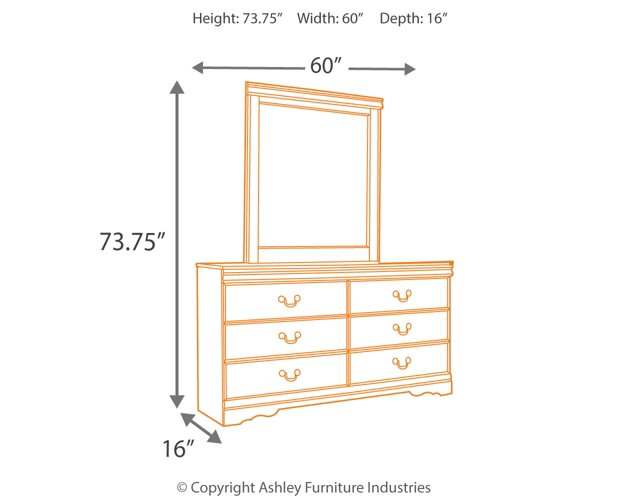 Huey Vineyard Dresser and Mirror - Furniture World SW (WA)