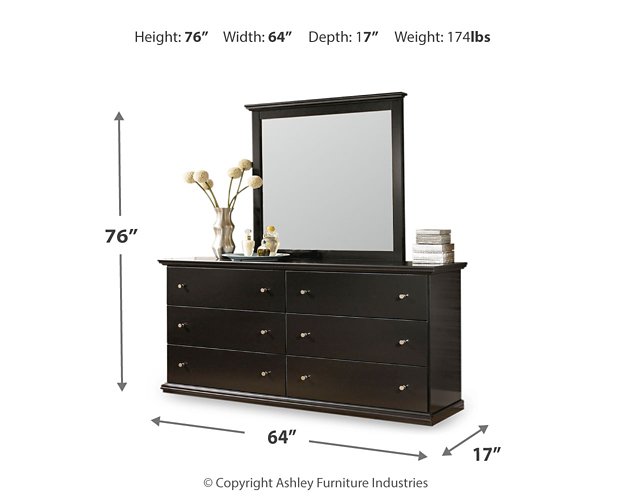 Maribel Dresser and Mirror - Furniture World SW (WA)