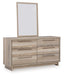 Hasbrick Dresser and Mirror - Furniture World SW (WA)