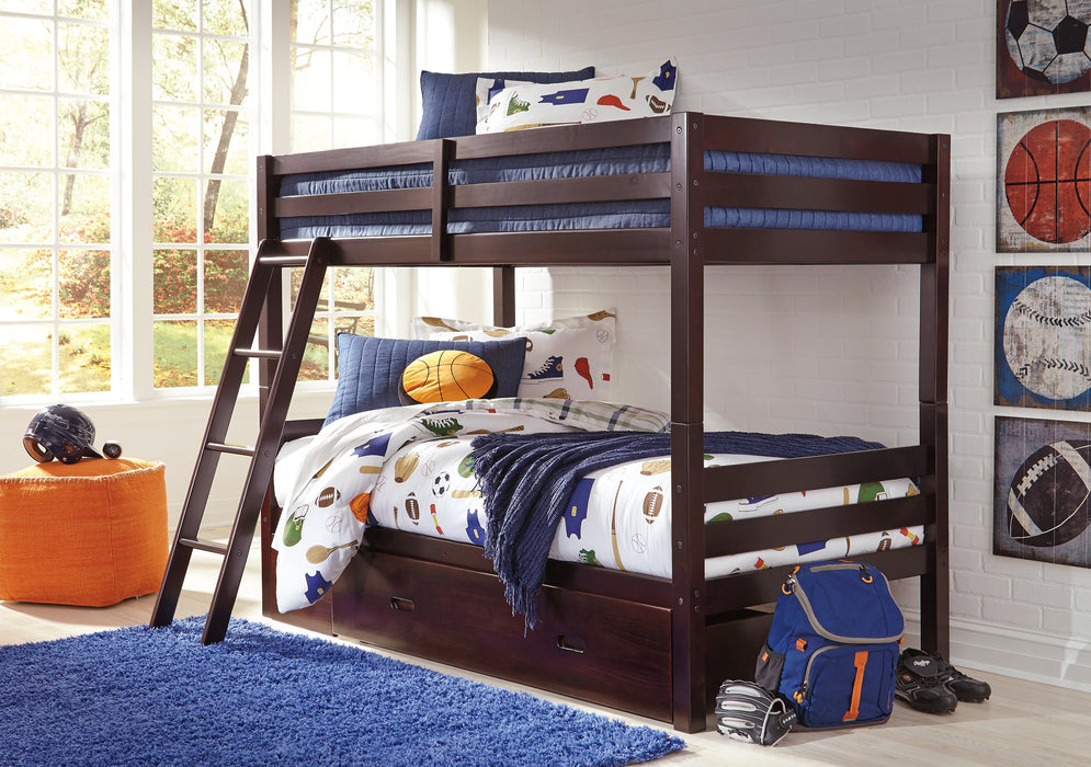 Halanton Youth Bunk Bed with 1 Large Storage Drawer - Furniture World SW (WA)