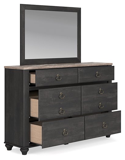 Nanforth Dresser and Mirror - Furniture World SW (WA)