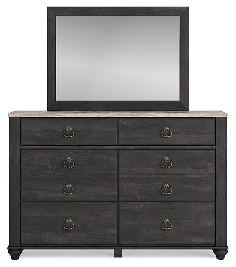 Nanforth Dresser and Mirror - Furniture World SW (WA)