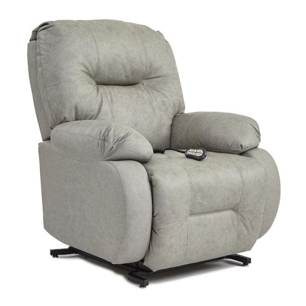 BRINLEY LEATHER POWER HEAD TILT ROCKER RECLINER- 8MZ87LU